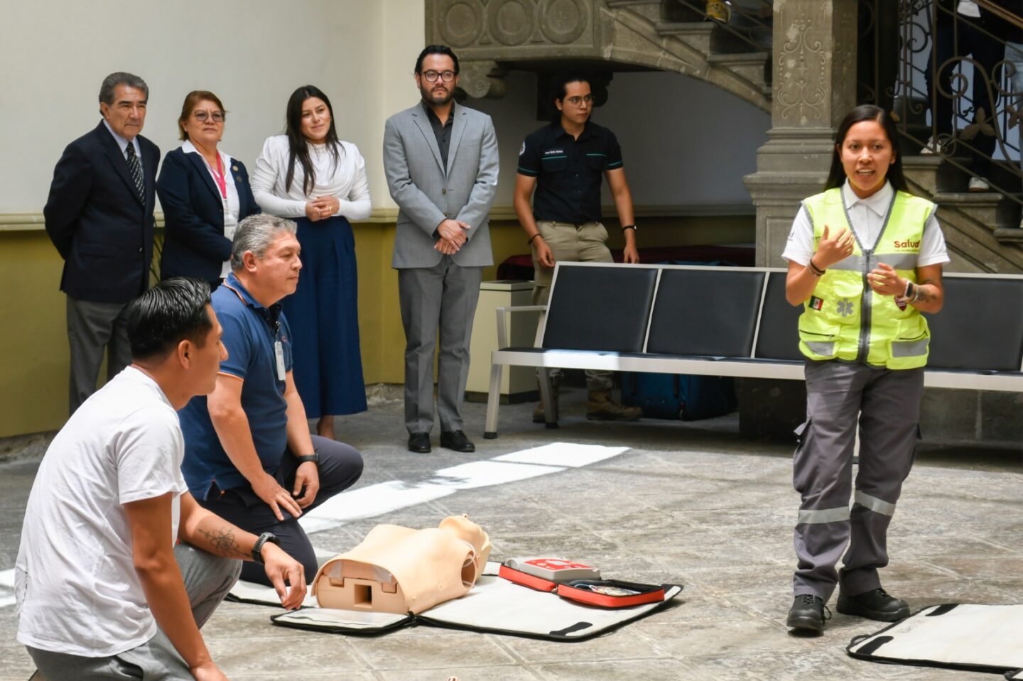 Salud capacita a personal de El Portalillo ante emergencias cardíacas