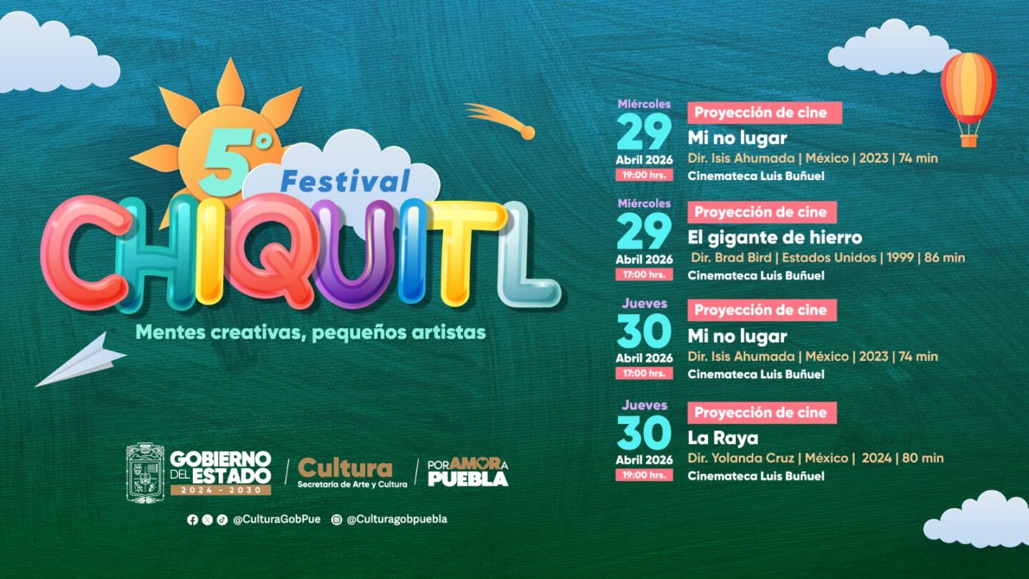 Cinemateca “Luis Buñuel” alista funciones por el Día de la Niña y el Niño