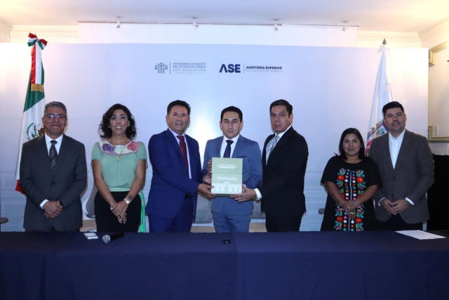 Comisión del Congreso recibe informes individuales y generales de las Cuentas Públicas 2024, por parte de la ASE
