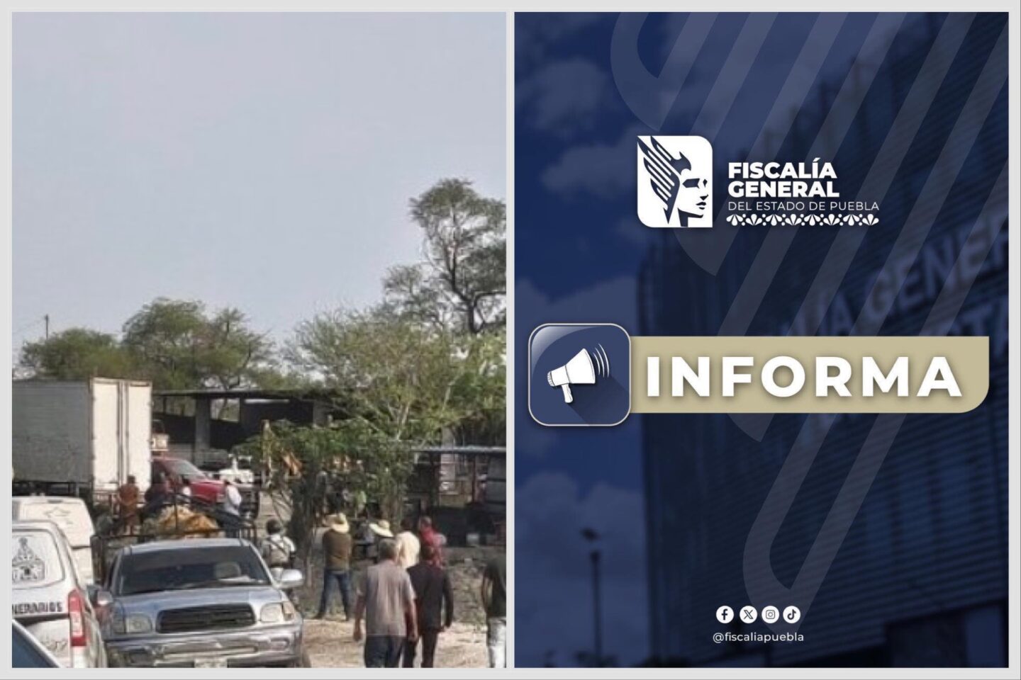FGE Puebla inicia investigación por fallecimiento de 10 personas en Tehuitzingo