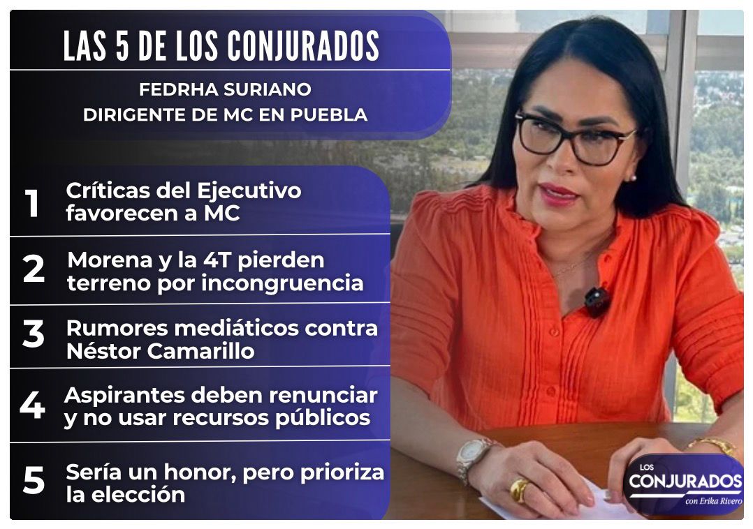 Las 5 de Los Conjurados, con Fedrha Suriano