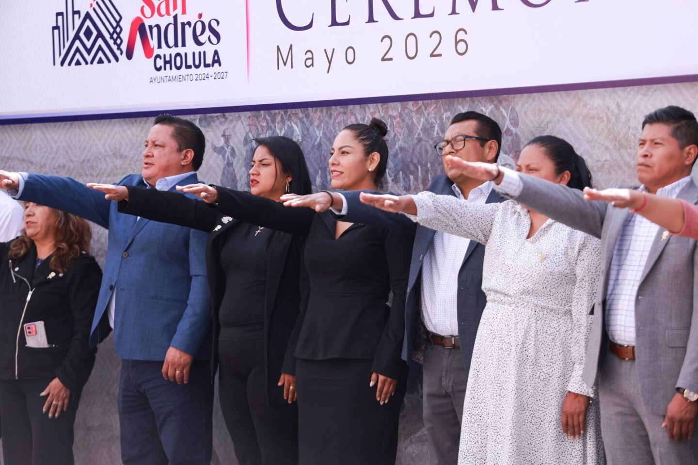 Conmemoran en San Andrés Cholula la Batalla de Puebla y reconocen labor de madres servidoras públicas
