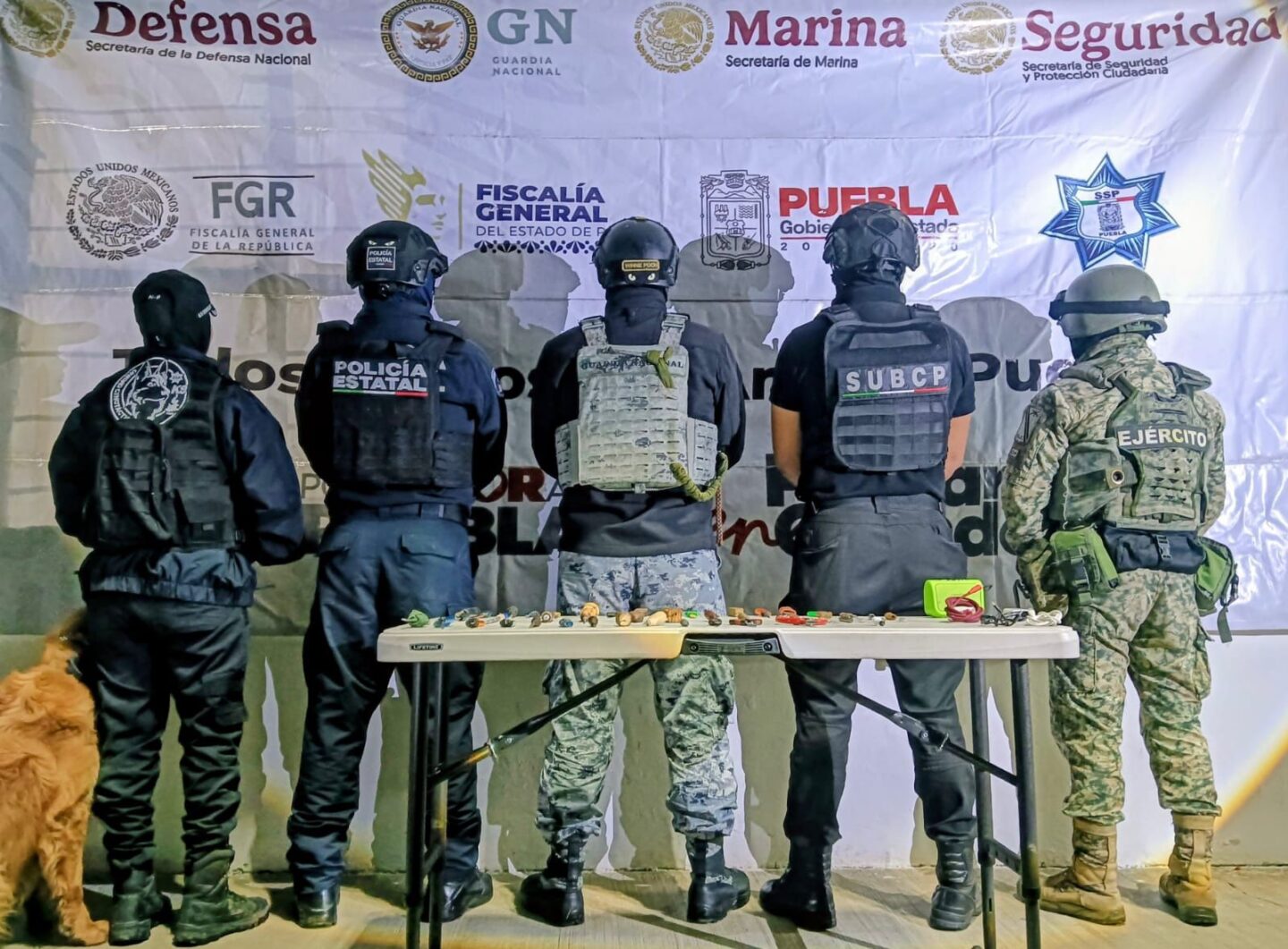 Fuerzas de seguridad realizan operativo en penal de Huauchinango 