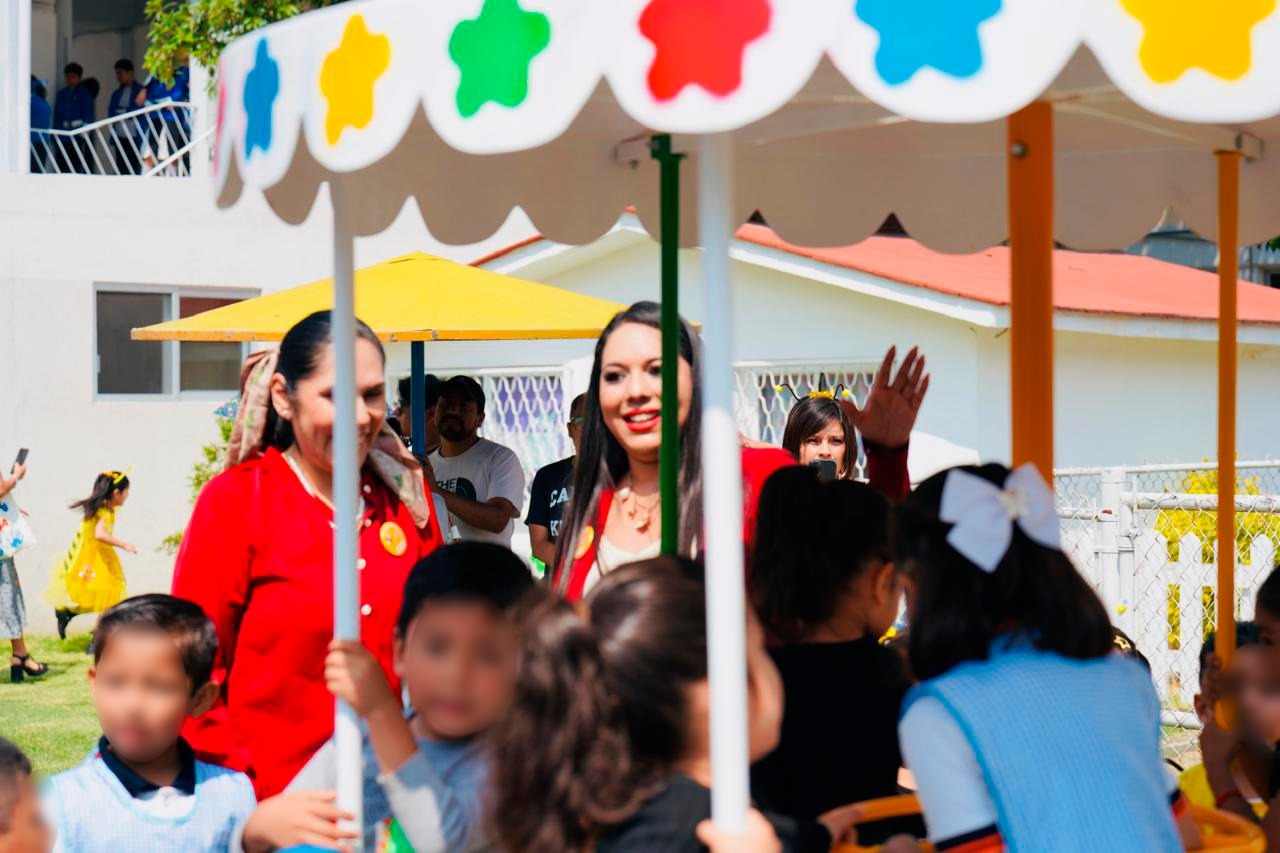 Reafirma Tonantzin Fernández compromiso con la educación y el bienestar infantil