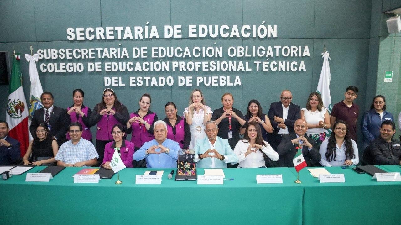 Refuerza Conalep Puebla sinergia con los sectores productivo y educativo
