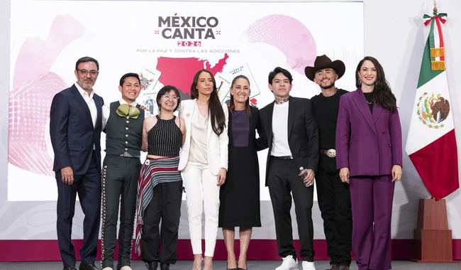 Presidenta Claudia Sheinbaum presenta 2da edición de México Canta, dedicada a la música regional mexicana sin hacer apología a la violencia