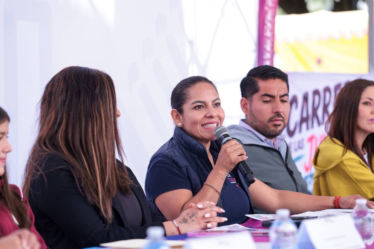 Presenta Lupita Cuautle la carrera «Corre por las Juventudes 2026» para impulsar el deporte y la vida saludable