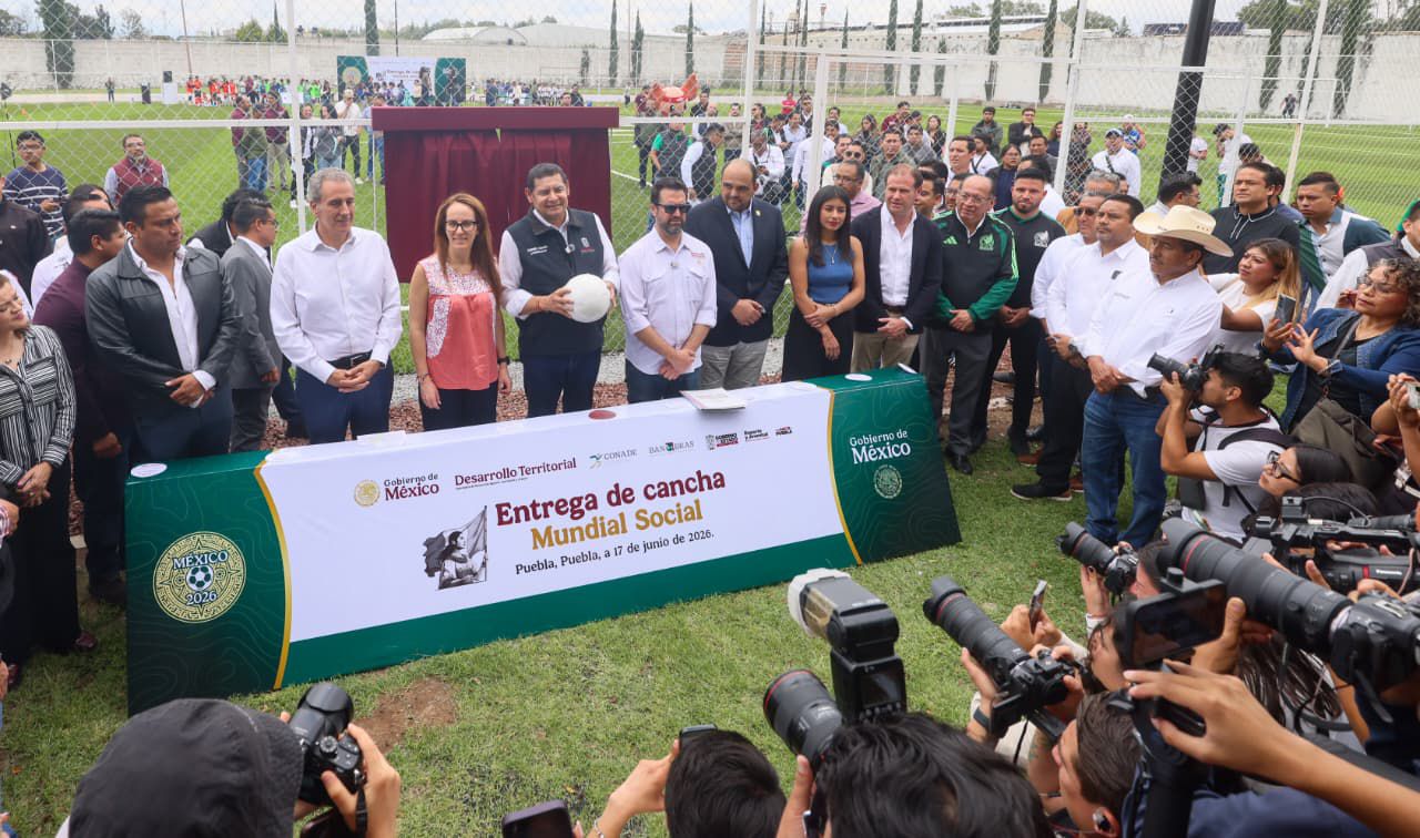 Consolidan Gobierno Federal y Estatal, espacios deportivos como motor de bienestar 