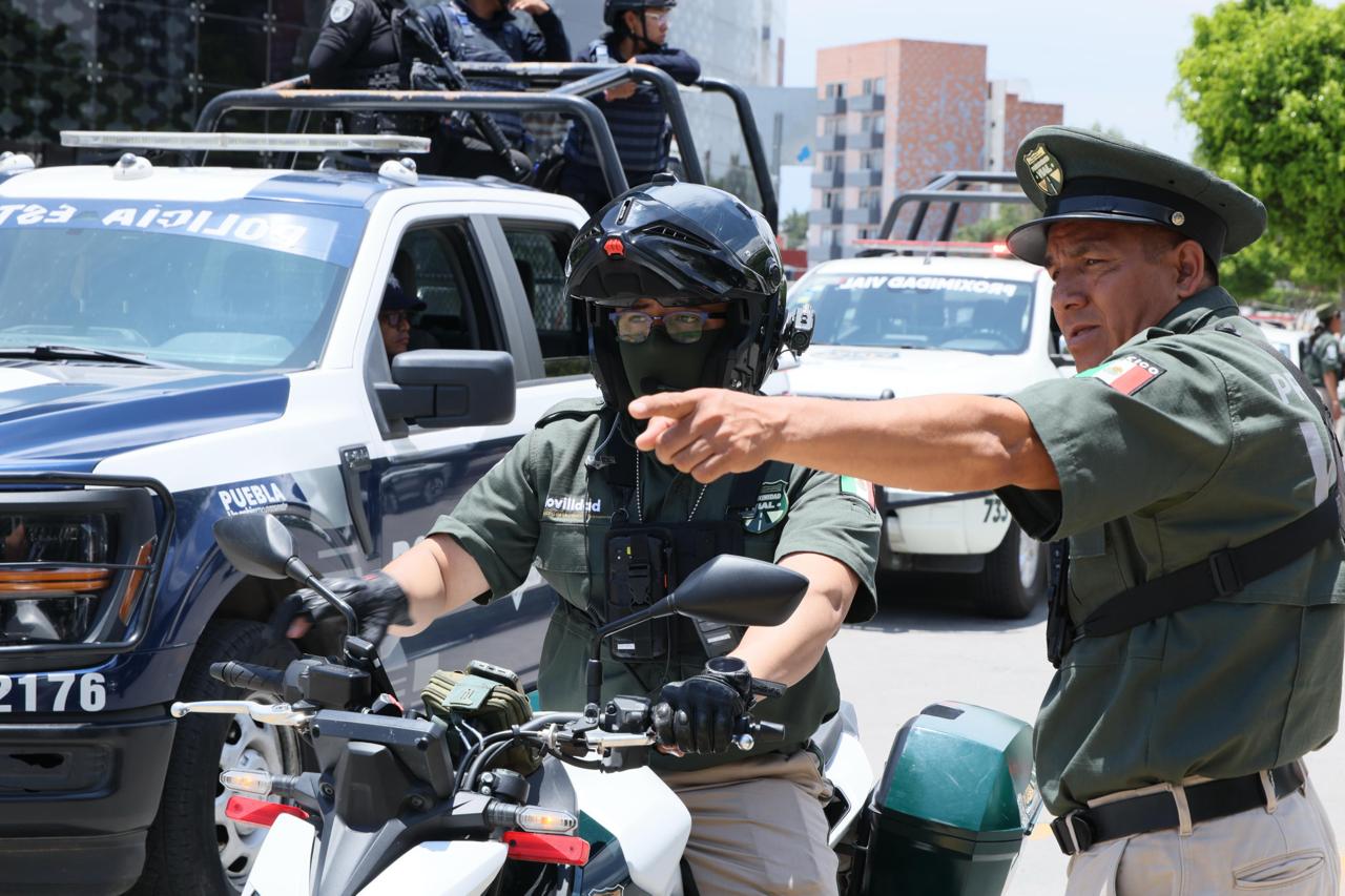 Patrullaje coordinado las 24 horas en Vía Atlixcáyotl para reforzar la seguridad 