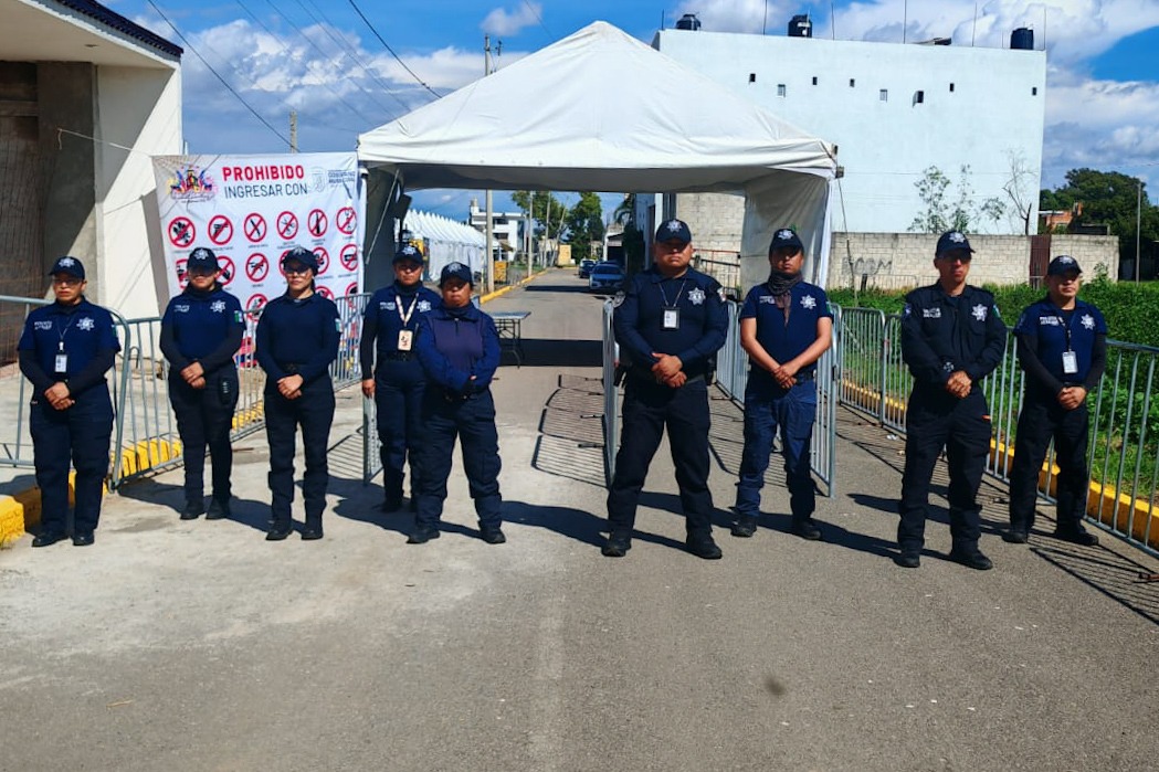 Policía Auxiliar reporta saldo blanco en foro artístico de Cuautlancingo