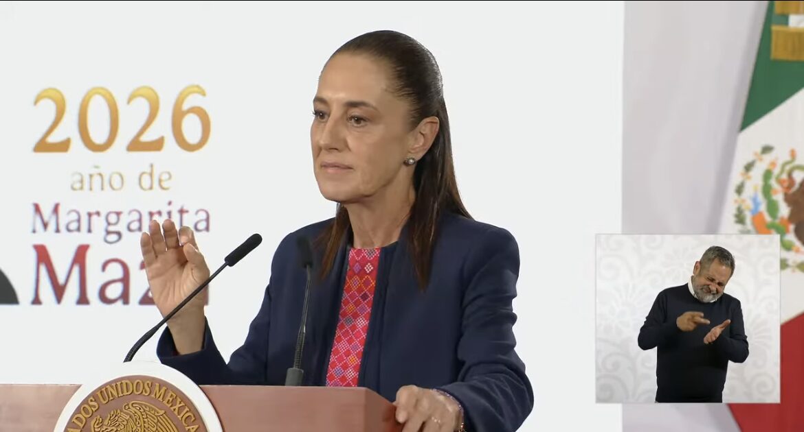 Presidenta mantiene apertura al diálogo con EE.UU.; atribuye ataques contra México a sectores radicales