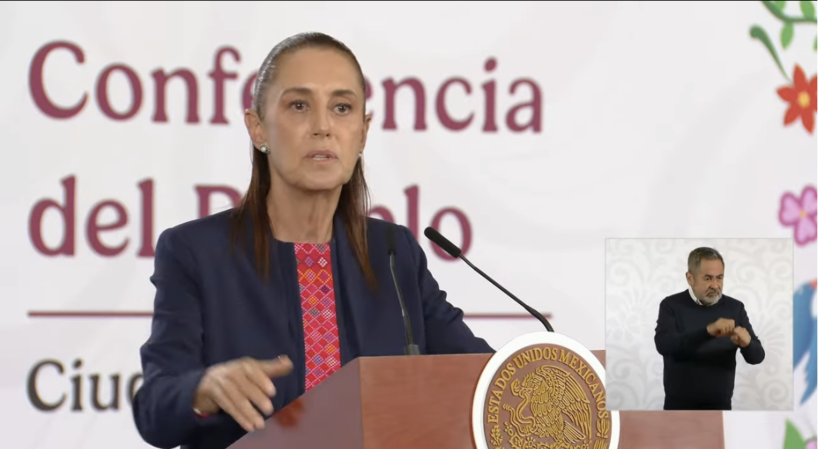 Sheinbaum minimiza reaparición de Fox y Calderón en acto con Maru Campos