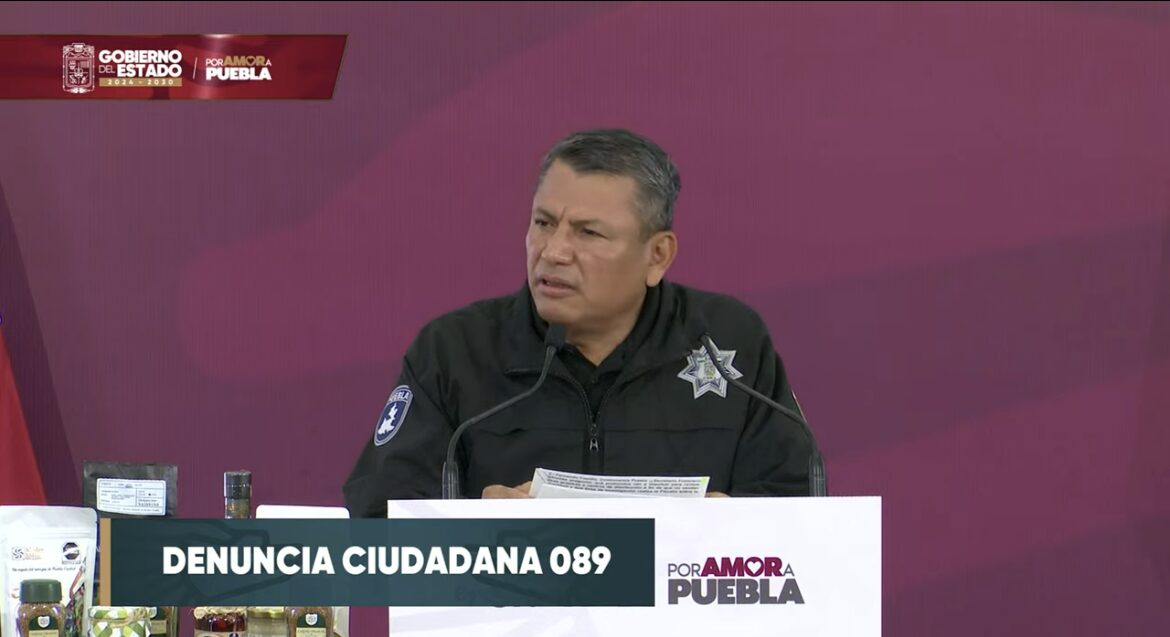 Destacan coordinación de fuerzas de seguridad tras baja de delitos en Puebla