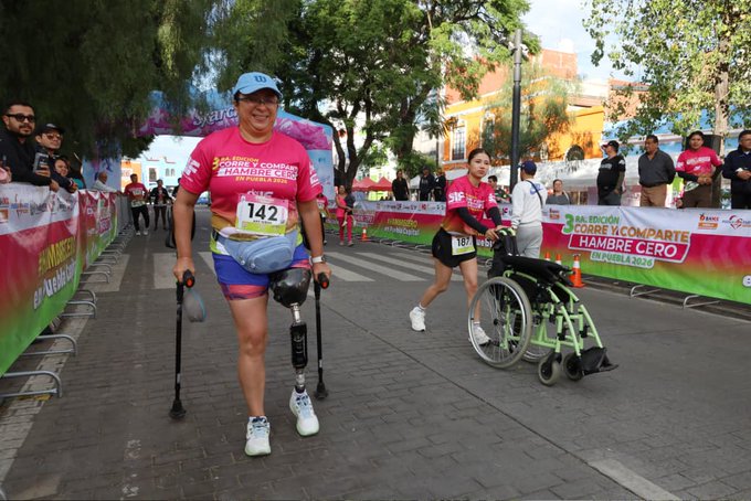 Celebran Gobierno de Pepe Chedraui y Banco de Alimentos la Carrera “Corre y Comparte, Hambre Cero Puebla 2026”