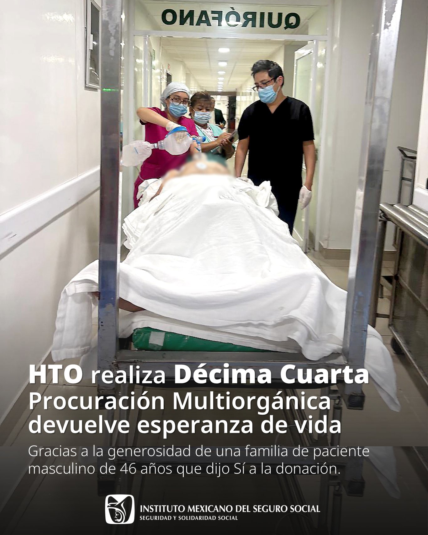 Donación que salva vidas: IMSS Puebla concreta 14ª procuración multiorgánica en 2026