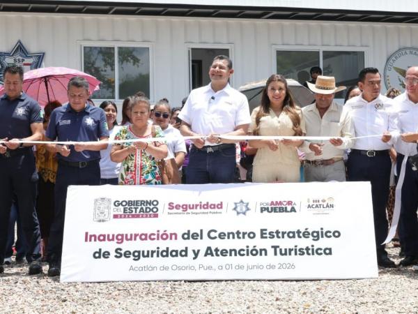 Mixteca Poblana fortalece vigilancia con nuevo Centro Estratégico de Seguridad y Atención Turística