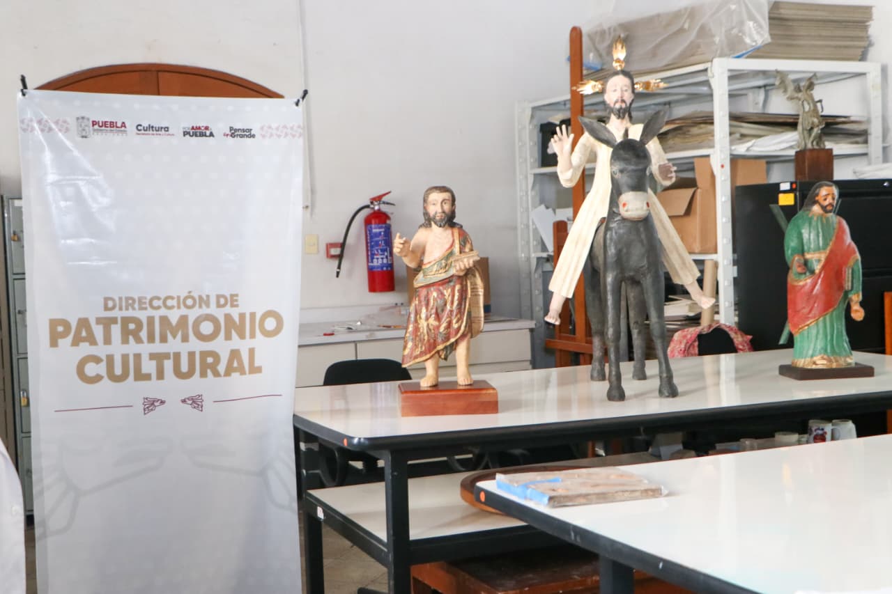 Secretaría de Arte y Cultura y UPAEP concluyen restauración de piezas patrimoniales
