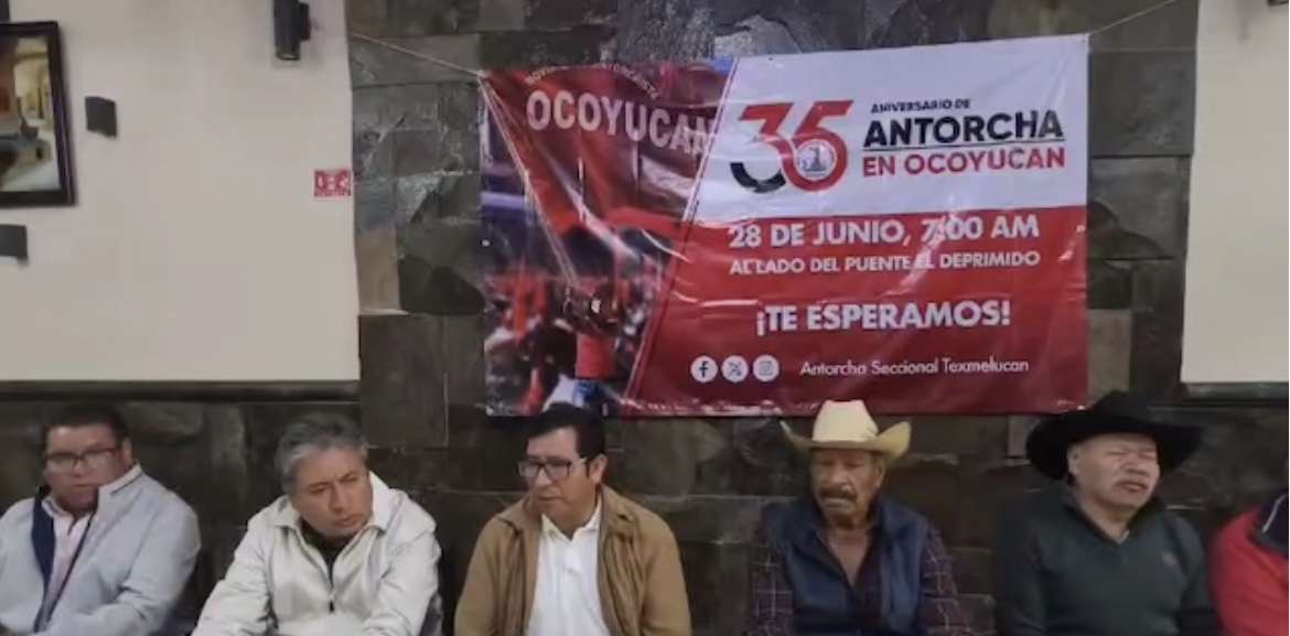 Antorcha Campesina prepara acto político-cultural por 35 aniversario en Ocoyucan