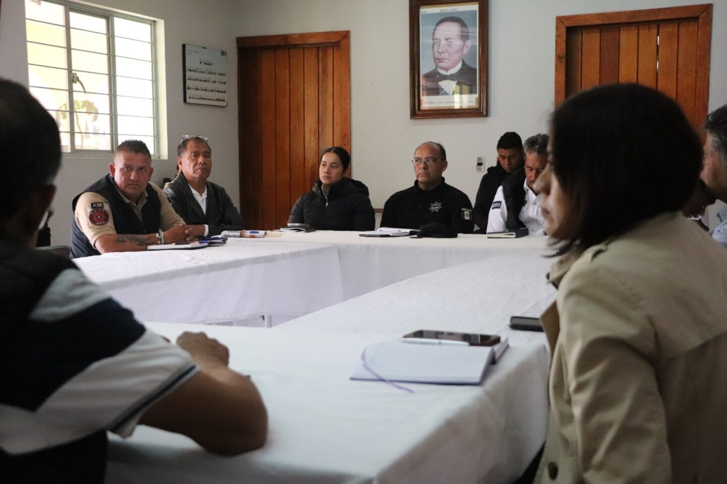 Fortalece San Pedro Cholula coordinación regional para reforzar la seguridad en juntas auxiliares