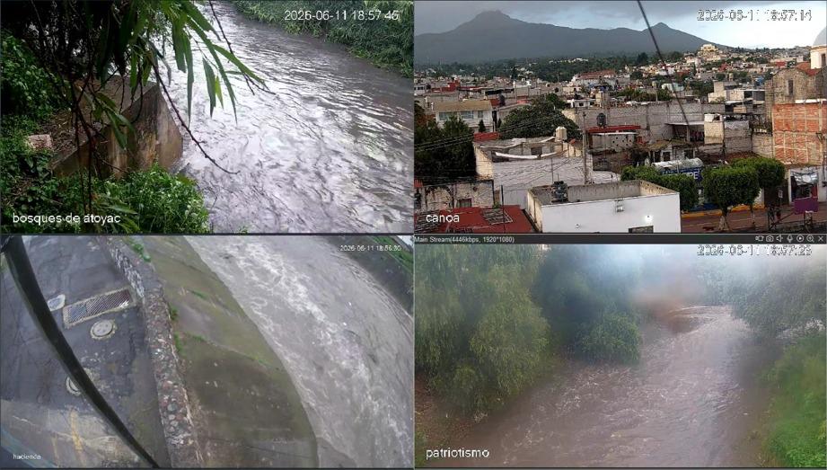 Sin riesgo de desbordamientos; continúan acciones de respuesta por lluvias: Gobierno de Pepe Chedraui