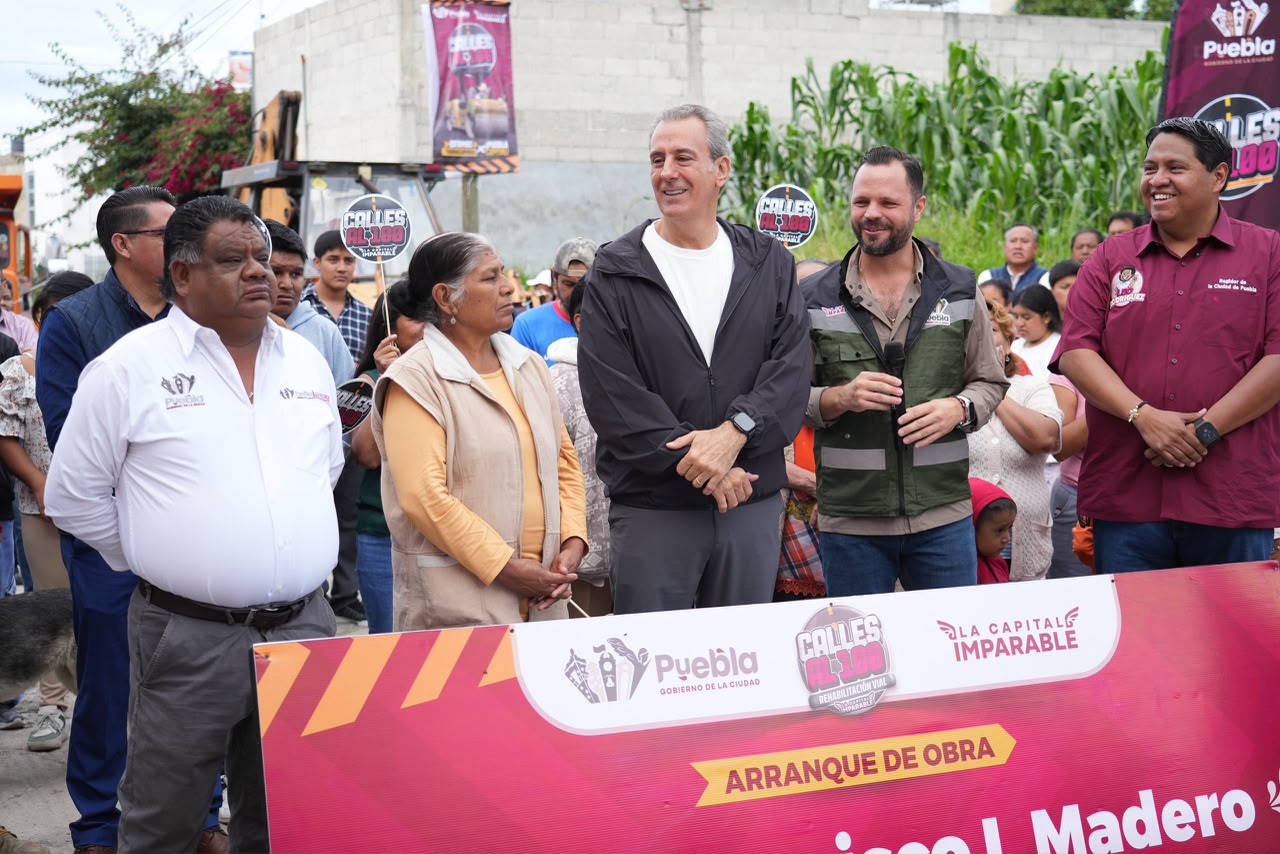 Arranca Pepe Chedraui rehabilitación vial en la Junta Auxiliar de San Sebastián de Aparicio