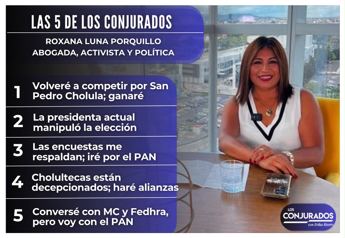 Las 5 de Los Conjurados | Roxana Luna