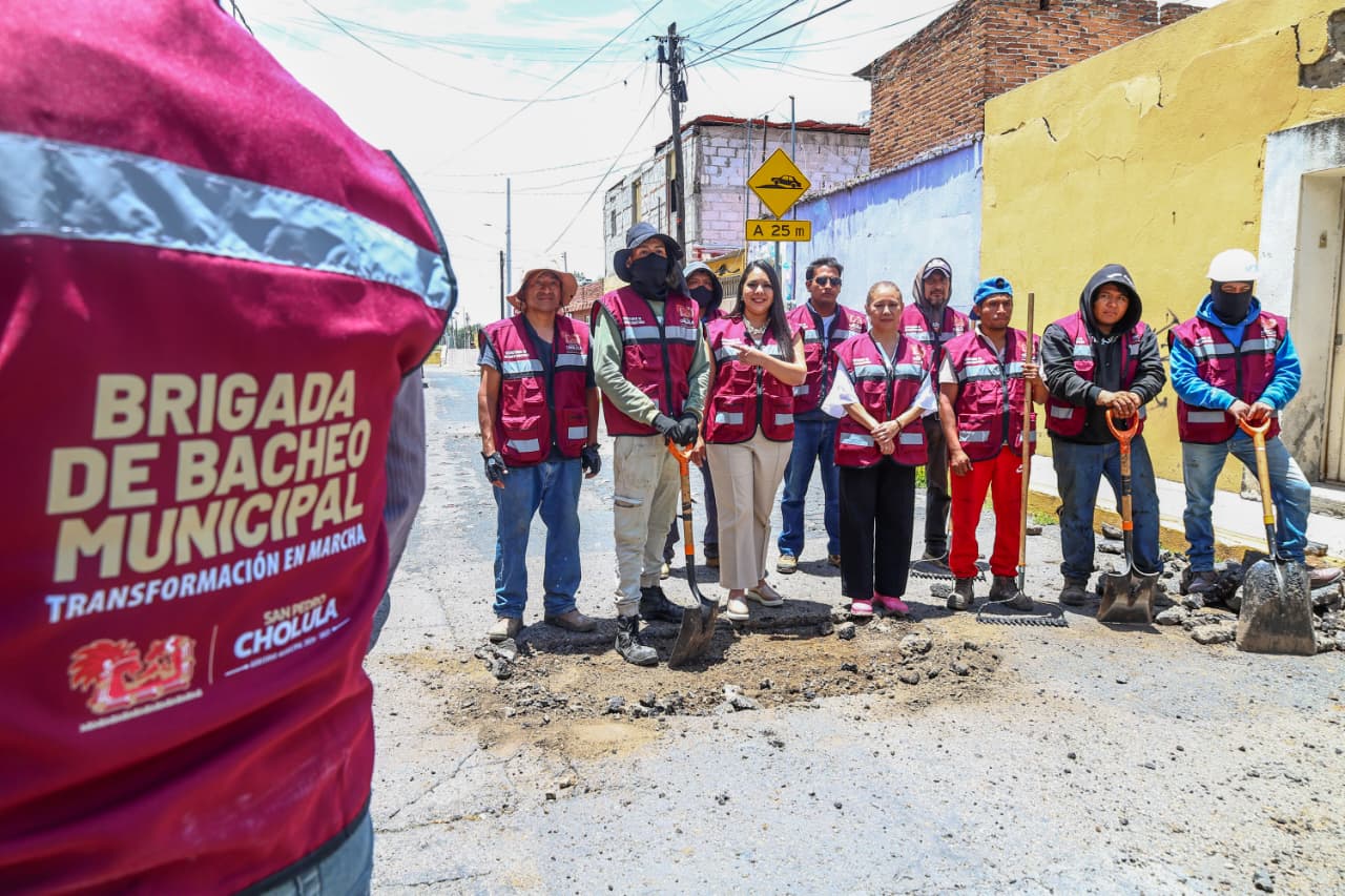 San Pedro Cholula refuerza Bachetón 2026 con módulos de maquinaria en barrios y juntas auxiliares