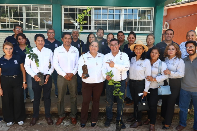 Diputado Pável Gaspar promueve jornadas de reforestación en San Juan Epatlán y Chiautla de Tapia