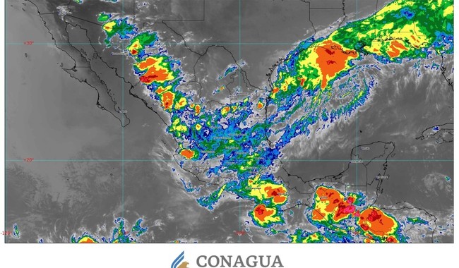 Debido al potencial ciclón tropical Uno, continúa el pronóstico de lluvias intensas en Nuevo León y Tamaulipas