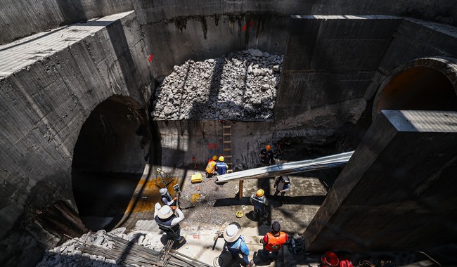 El Gobierno de México construye obras estratégicas para reducir riesgos de inundaciones en el oriente del Valle de México