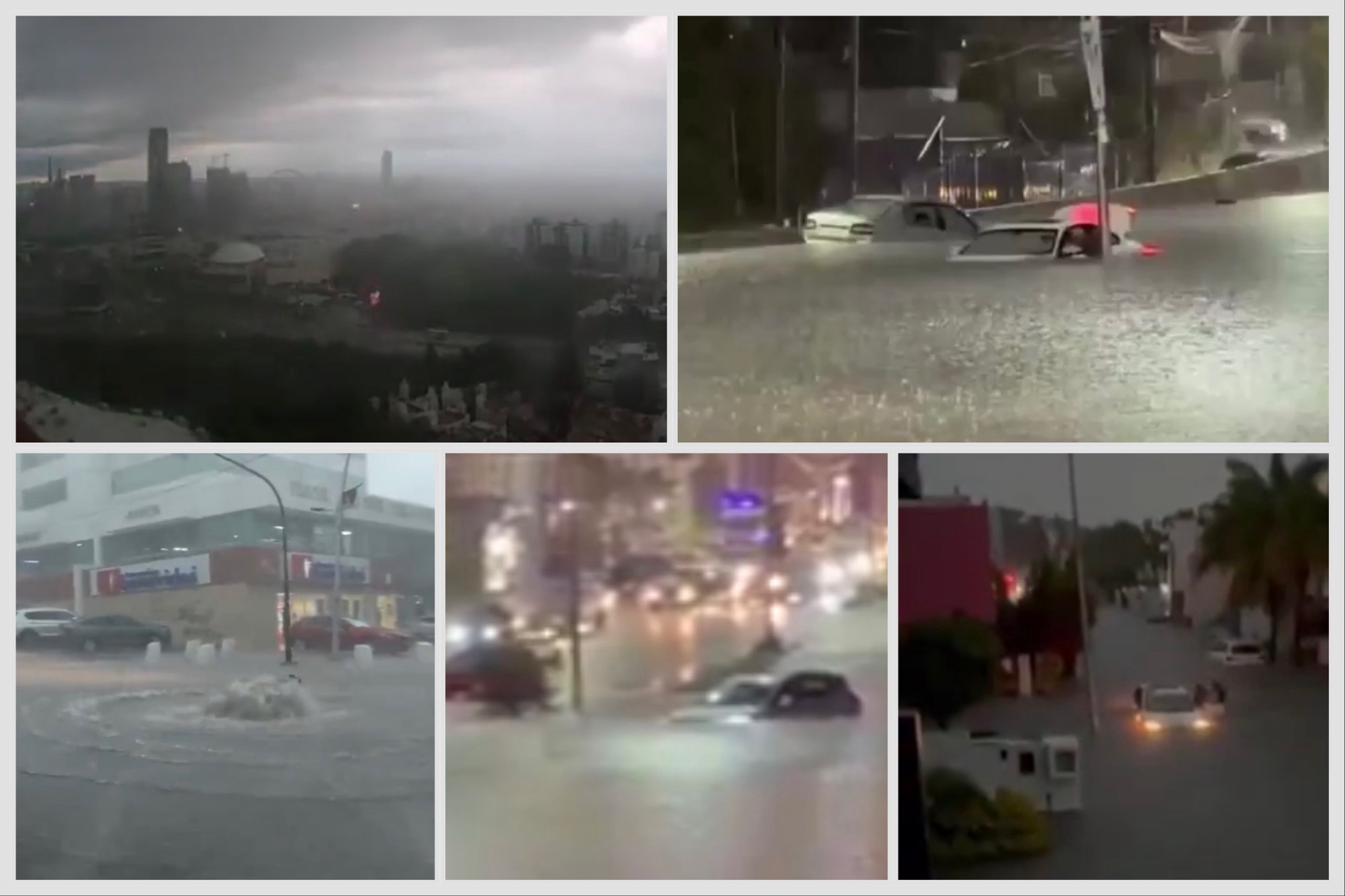 Tormenta colapsa Puebla: inundaciones, autos varados y vialidades cerradas por fuertes lluvias