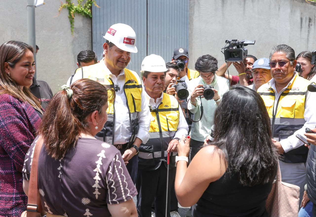 Gobierno Estatal acelera transformación vial en Juntas Auxiliares de Puebla 