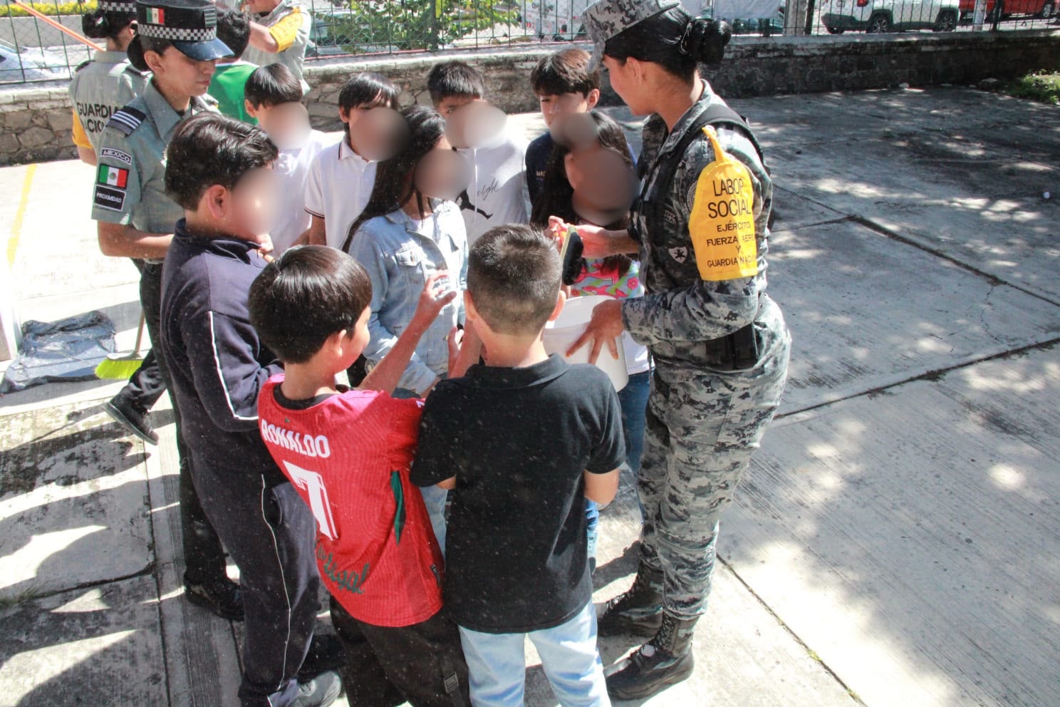Guardia Nacional encabeza acciones de labor social en instituciones educativas 