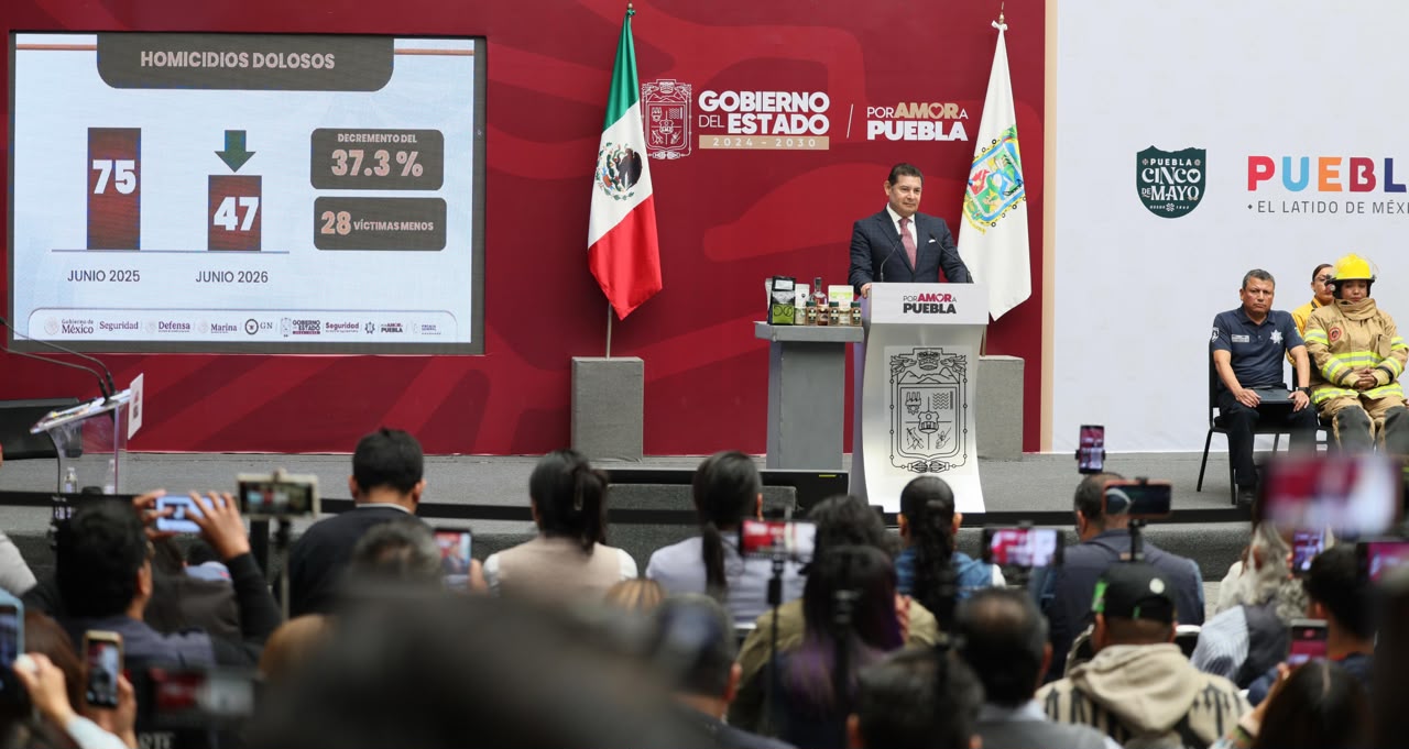 Estrategia de seguridad genera resultados contundentes y reduce homicidios dolosos: Armenta Mier