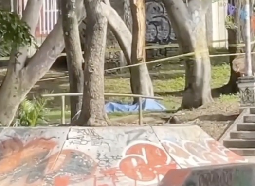 Investiga Fiscalía muerte violenta de un hombre en parque de skate de Xonaca