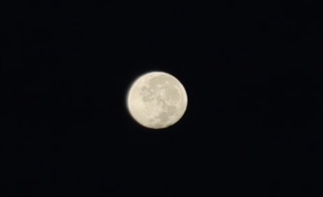 Aún puede disfrutarse la última vista de la Luna de Ciervo 2026