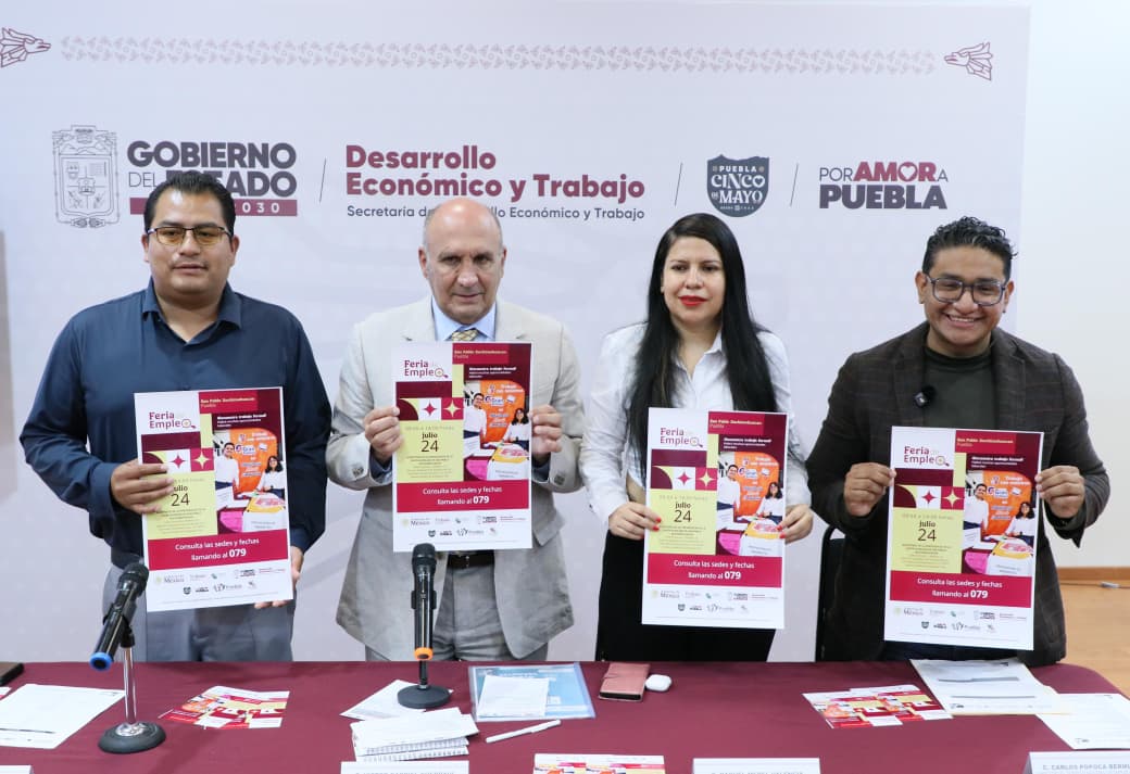 Gobierno del Estado anuncia Feria de Empleo en San Pablo Xochimehuacán