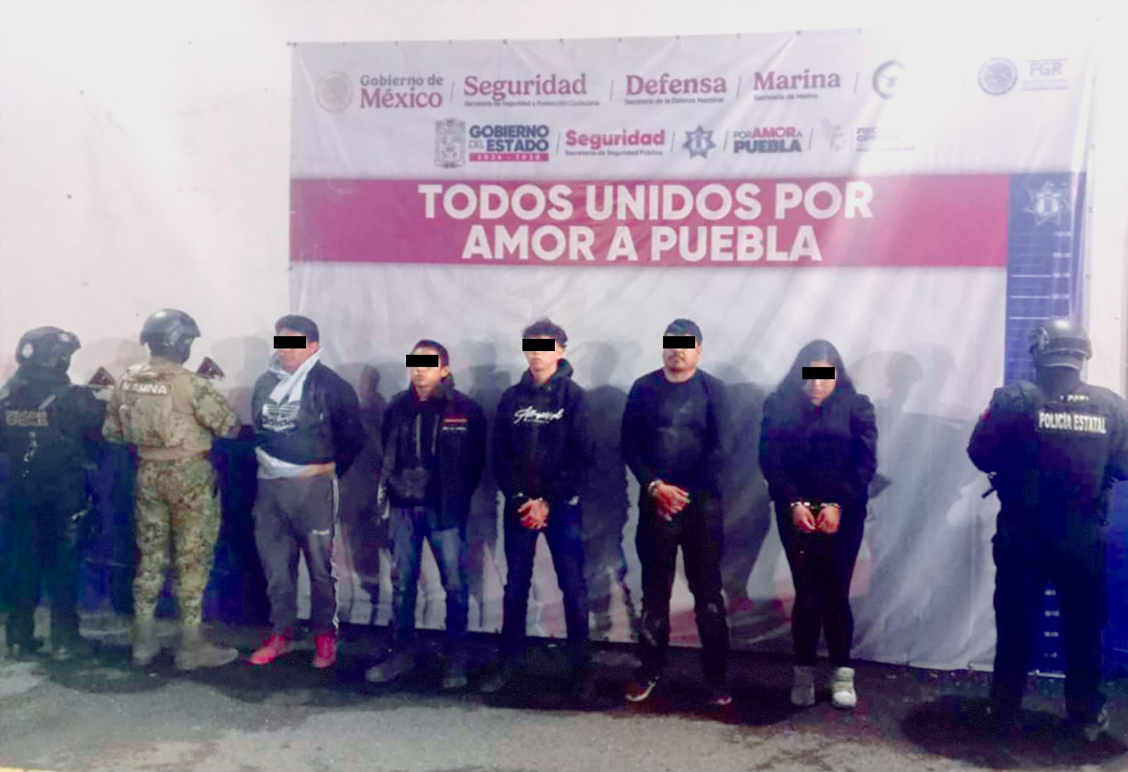 SSP y SEMAR detienen a cinco personas relacionadas con el robo de gas LP