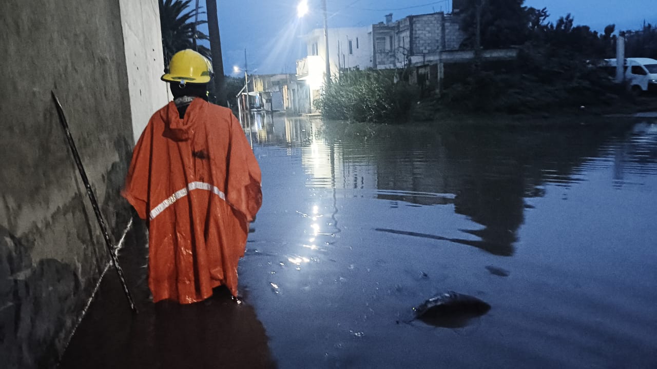 San Pedro Cholula mantiene operativo permanente tras lluvias para atender reportes ciudadanos y salvaguardar a la población