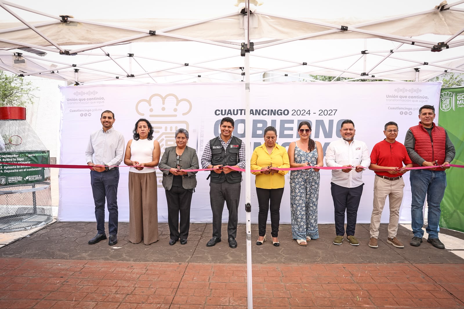 Omar Muñoz impulsa campaña «Cuautlancingo Rescata-Cicla»