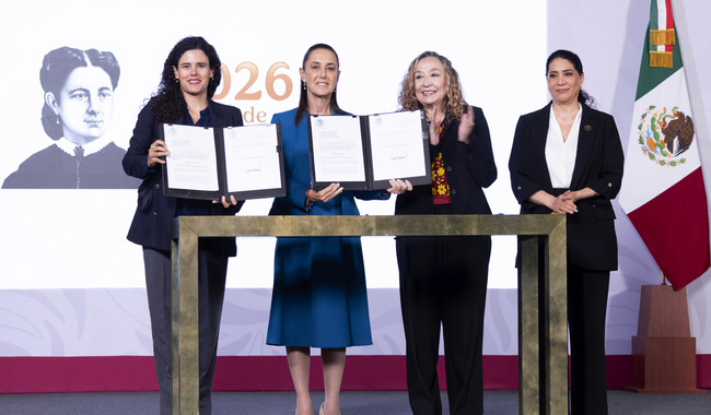 Presidenta firma y envía iniciativa de Ley General para prevenir, investigar, sancionar y reparar el daño por el delito de feminicidio