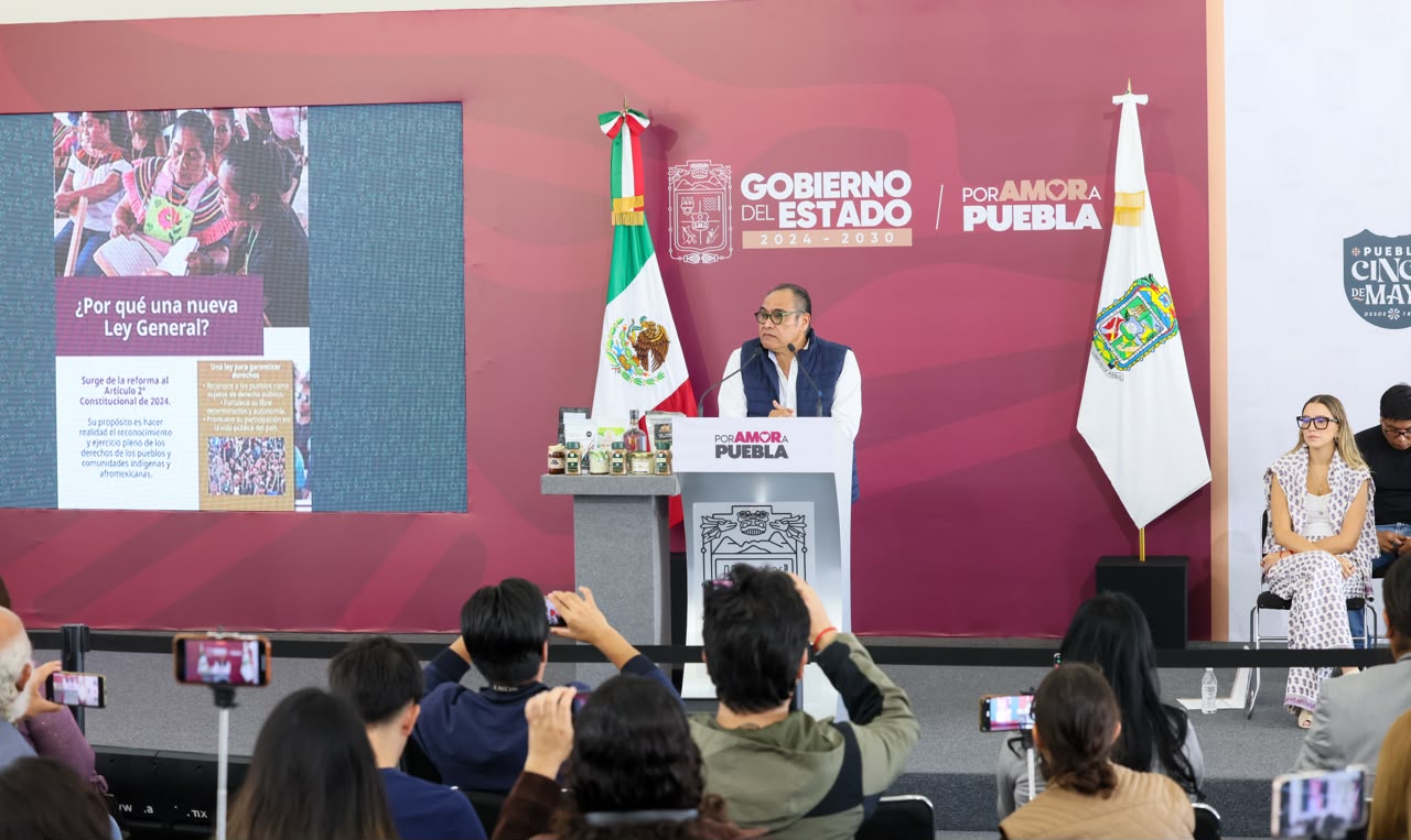 Comunidades y pueblos originarios de Puebla se suman a consulta sobre Ley General de Derechos