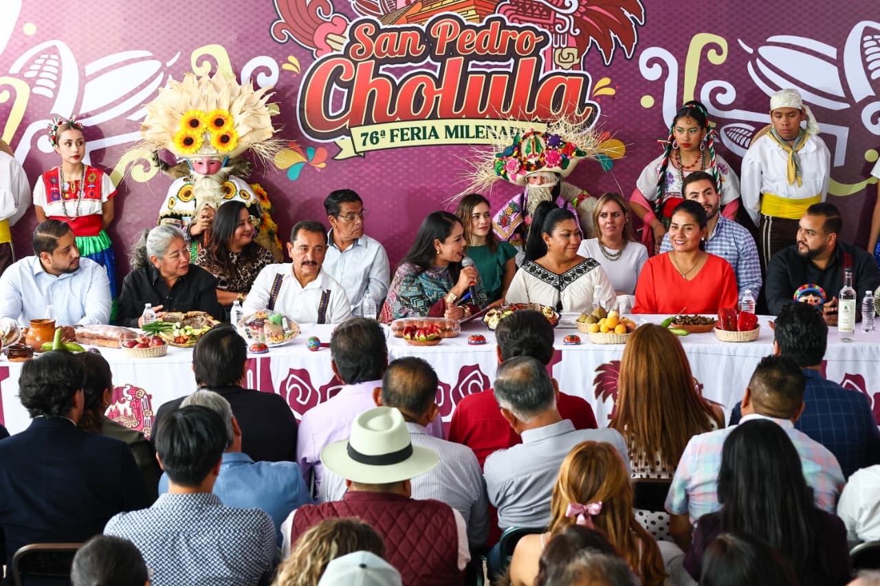 Con Tonantzin Fernández, San Pedro Cholula se prepara para vivir su 76ª Feria Milenaria