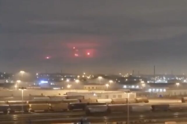 Misteriosas luces rojas aparecen en el cielo de San Luis Potosí y desatan teorías