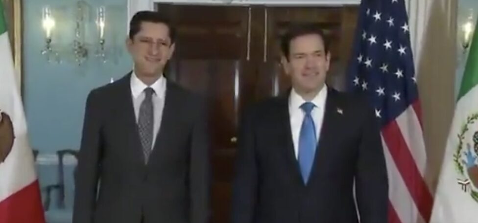 Roberto Velasco y Marco Rubio abordan agenda bilateral en Washington