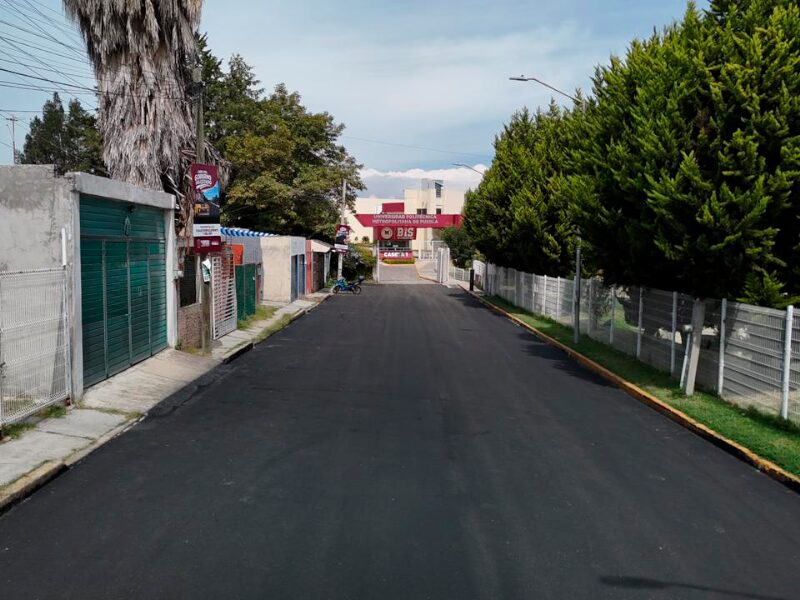 Concluye Gobierno del Estado pavimentación de calles Popocatépetl y Del Rey