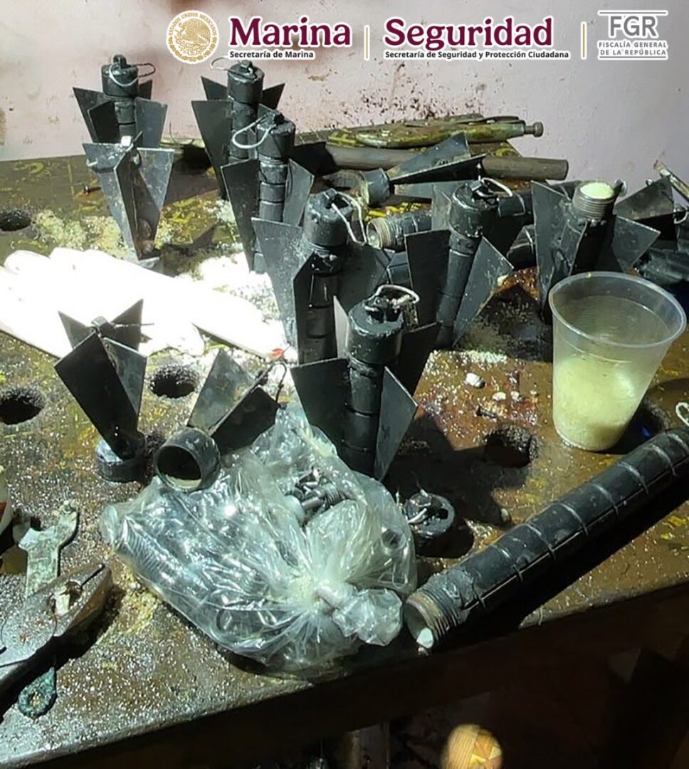 MARINA LOCALIZA MÁS DE 300 ARTEFACTOS EXPLOSIVOS IMPROVISADOS EN SINALOA
