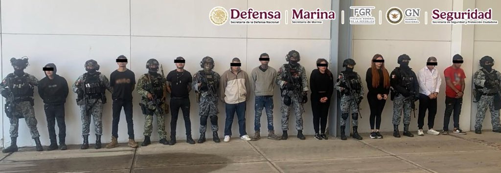 Operativo contra el CJNG en Michoacán deja nueve detenidos y un fuerte aseguramiento de armas
