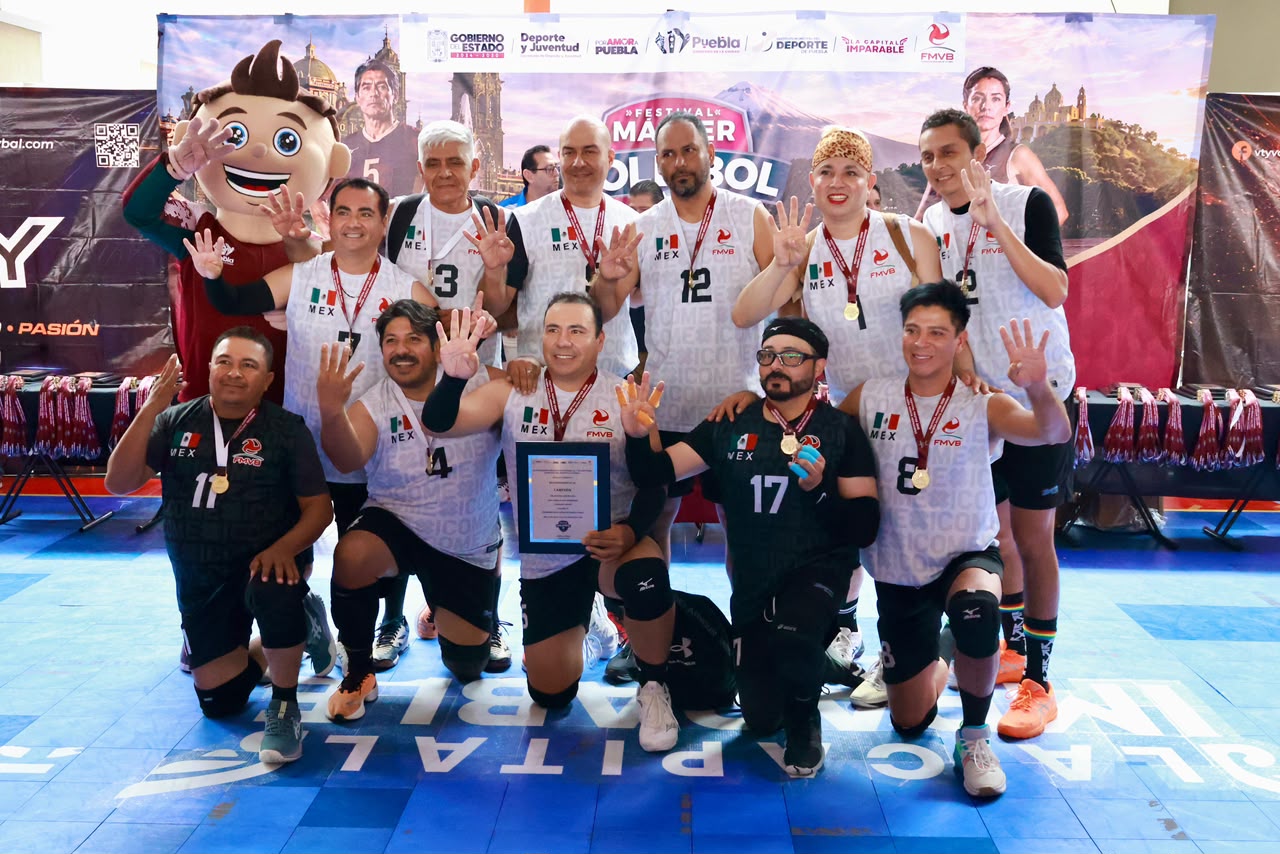 Concluye Festival Máster de Voleibol 2026 en Puebla Capital