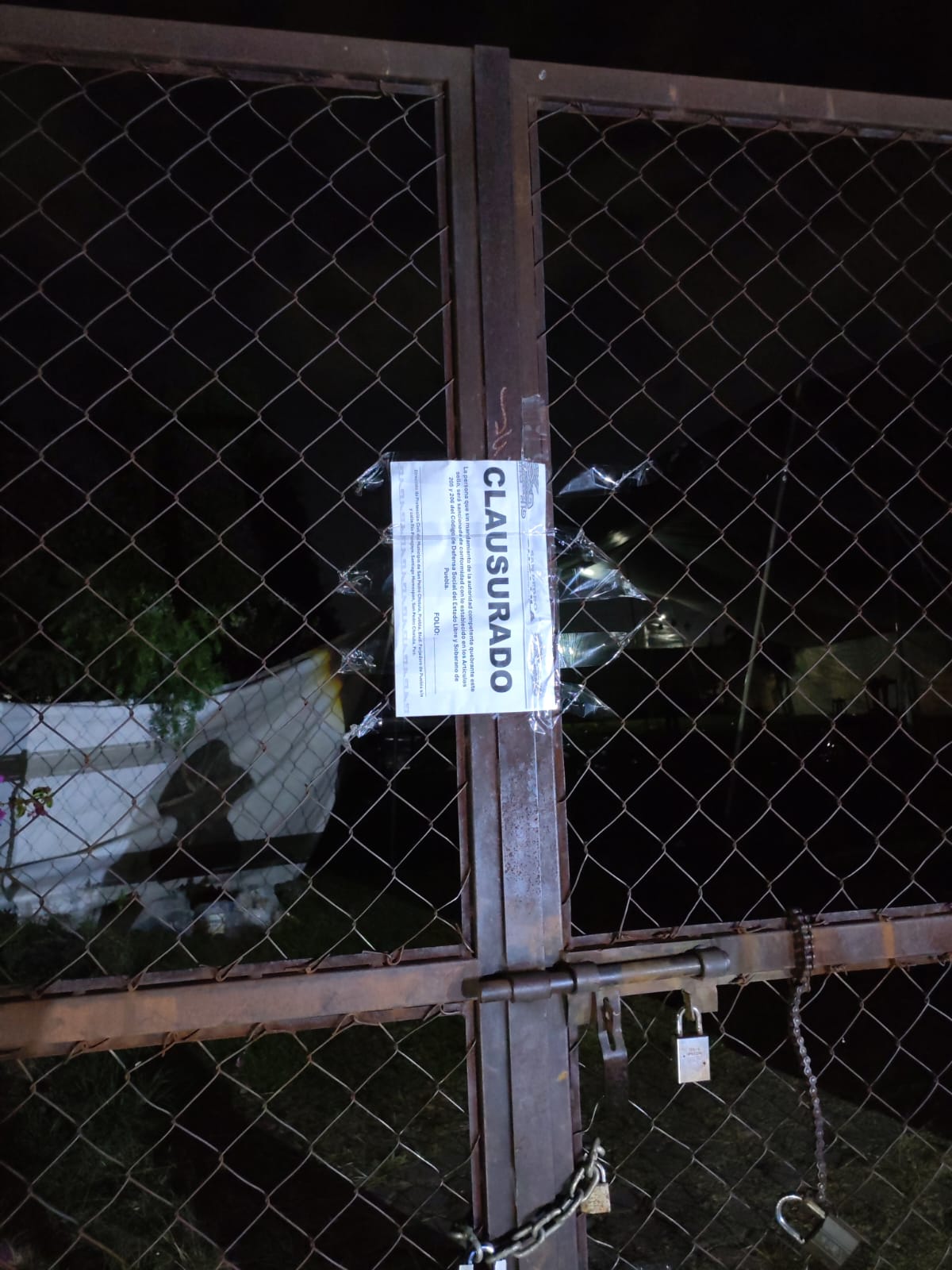 Gobierno de San Pedro Cholula clausura palenque clandestino en Santiago Momoxpan